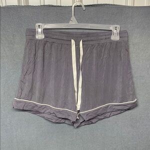 Womens Gray Lounge Shorts